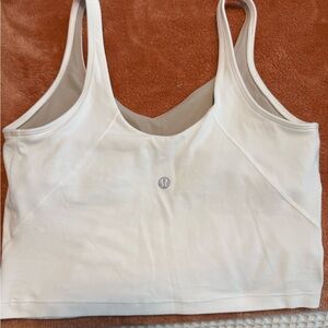 Lululemon White Tank sports bra Top